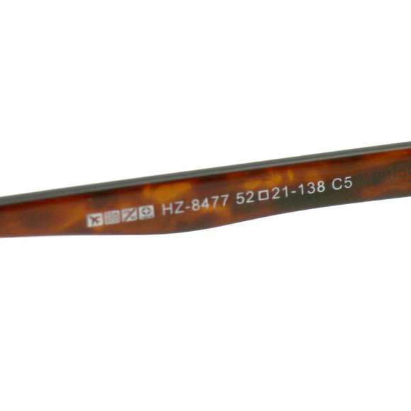 Charles Delon Square Men Brown Plastic Frame - Picture 7 of 8